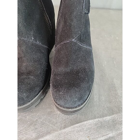 Eileen Fisher Women's Wedge Platform Suede Bootie Ankle Boot Size 6.5, GUC! - Picture 8 of 16